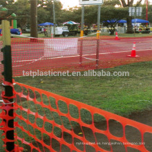 fuente de fábrica hdpe plástico naranja removible valla barrera de seguridad